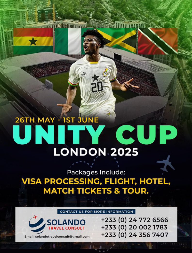 _denzel87's tweet photo. London is calling! Join the biggest celebration of Caribbean &amp; African football talent at the Unity Cup 2025! Packages selling fast — act now!
#LondonUnityCup2025 https://t.co/71YKTzwfYg