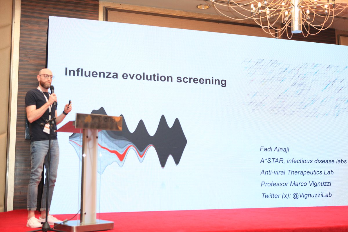 WSVirology's tweet image. At the 3rd (#WSV2025) Conference, held at the @NibmMalaysia
Dr. Fadi Alnaji @biofadialnaji, presented an insightful talk on:
"In-Depth Analysis of Influenza A Virus Deletion-Containing Viral Genome Reveals Key Mutations Driving Competition Dynamics and Interference" 🦠🔬