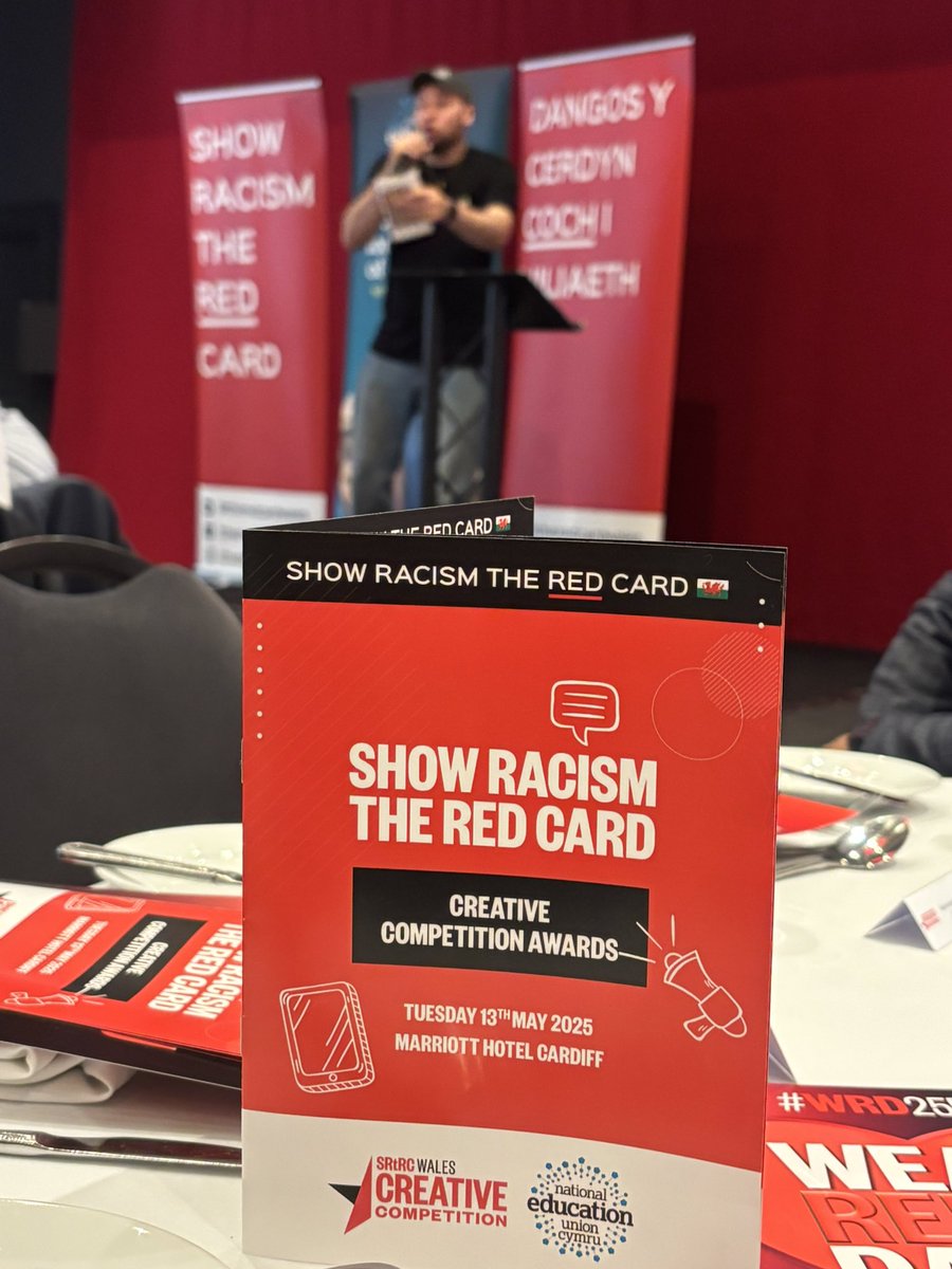 Gav Hawkey (@gavhawkey) on Twitter photo Great to be <a href="/theredcardwales/">SRtRC Wales | Cymru 🏴</a> Creative Competition Awards. <a href="/connor_allen92/">KingCon™ 👑</a> kicked off proceedings with an awesome performance #ShowRacismtheRedCard Great to be <a href="/theredcardwales/">SRtRC Wales | Cymru 🏴</a> Creative Competition Awards. <a href="/connor_allen92/">KingCon™ 👑</a> kicked off proceedings with an awesome performance #ShowRacismtheRedCard