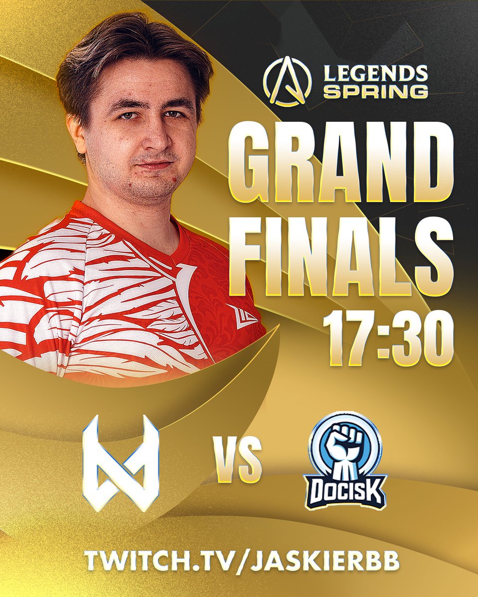ALMOST PRO (@almostpro_lol) on Twitter photo 🔥 TO JUŻ DZIŚ - WIELKI FINAŁ WIOSENNEGO SPLITU ALMOST PRO LEGENDS! 🔥
Transmisję rozpoczniemy o 17:30 biurkiem analizy, które poprowadzi <a href="/MrHy3na/">Wojciech ‚MrHyena’ Lutostański</a>! W "studiu" zobaczycie także <a href="/Pedro_LoL_pl/">Pedro_LoL</a> oraz specjalnego gościa – <a href="/Devilpiotr1/">Devilpiotr</a>! 💥
A o 18:00... <a href="/DOCISK_/">DOCISK</a> Academy kontra 🔥 TO JUŻ DZIŚ - WIELKI FINAŁ WIOSENNEGO SPLITU ALMOST PRO LEGENDS! 🔥
Transmisję rozpoczniemy o 17:30 biurkiem analizy, które poprowadzi <a href="/MrHy3na/">Wojciech ‚MrHyena’ Lutostański</a>! W "studiu" zobaczycie także <a href="/Pedro_LoL_pl/">Pedro_LoL</a> oraz specjalnego gościa – <a href="/Devilpiotr1/">Devilpiotr</a>! 💥
A o 18:00... <a href="/DOCISK_/">DOCISK</a> Academy kontra