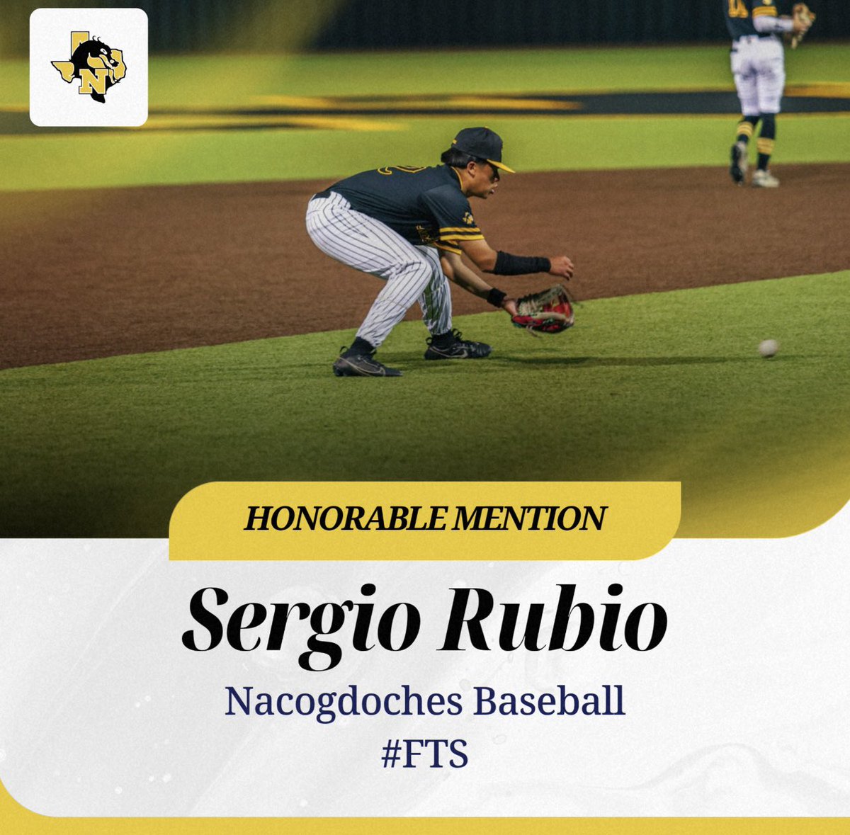 Congratulations to Sergio Rubio for being named Honorable Mention