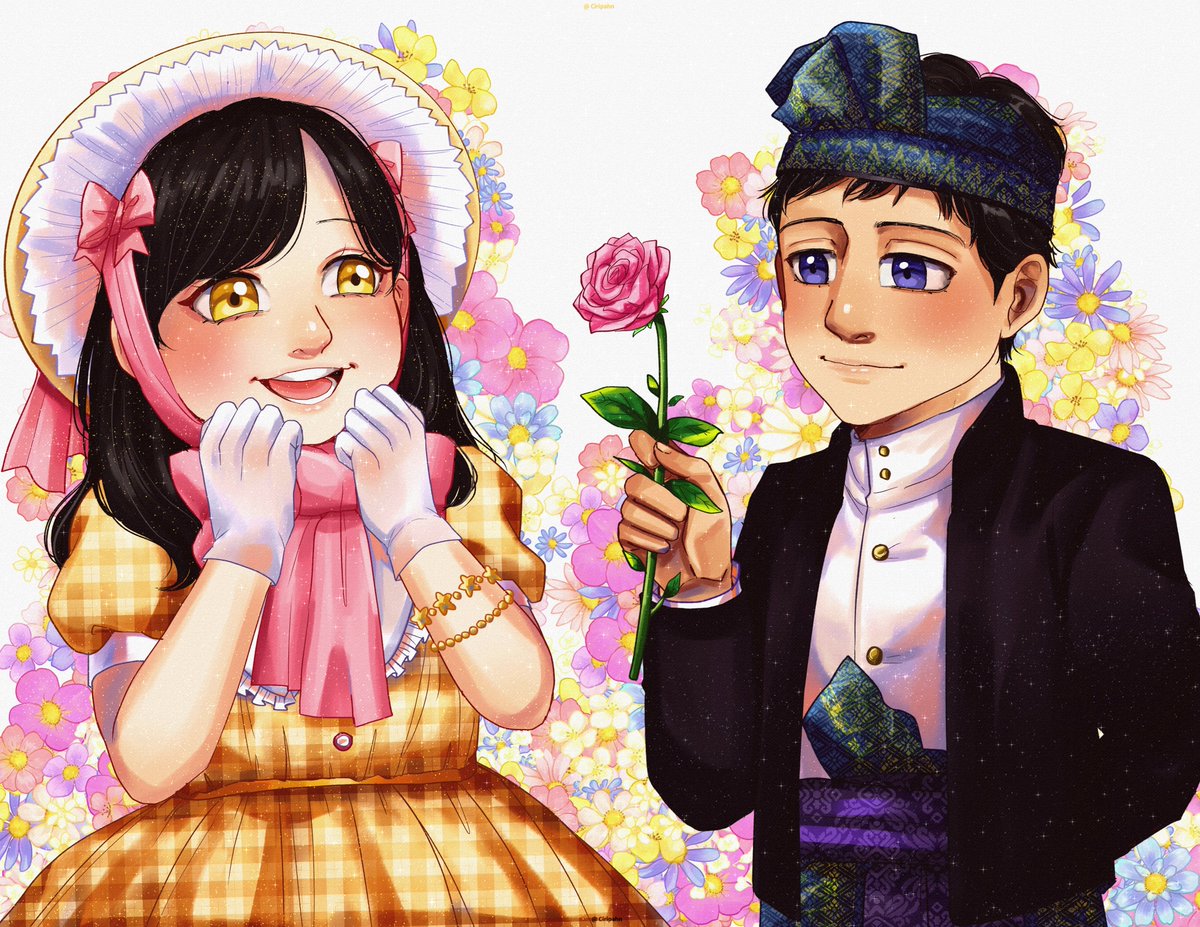 OC  
"Bunga untuk kamu"
.
.
#OC #ocsbase #anaknyacirii #イラスト #artidn