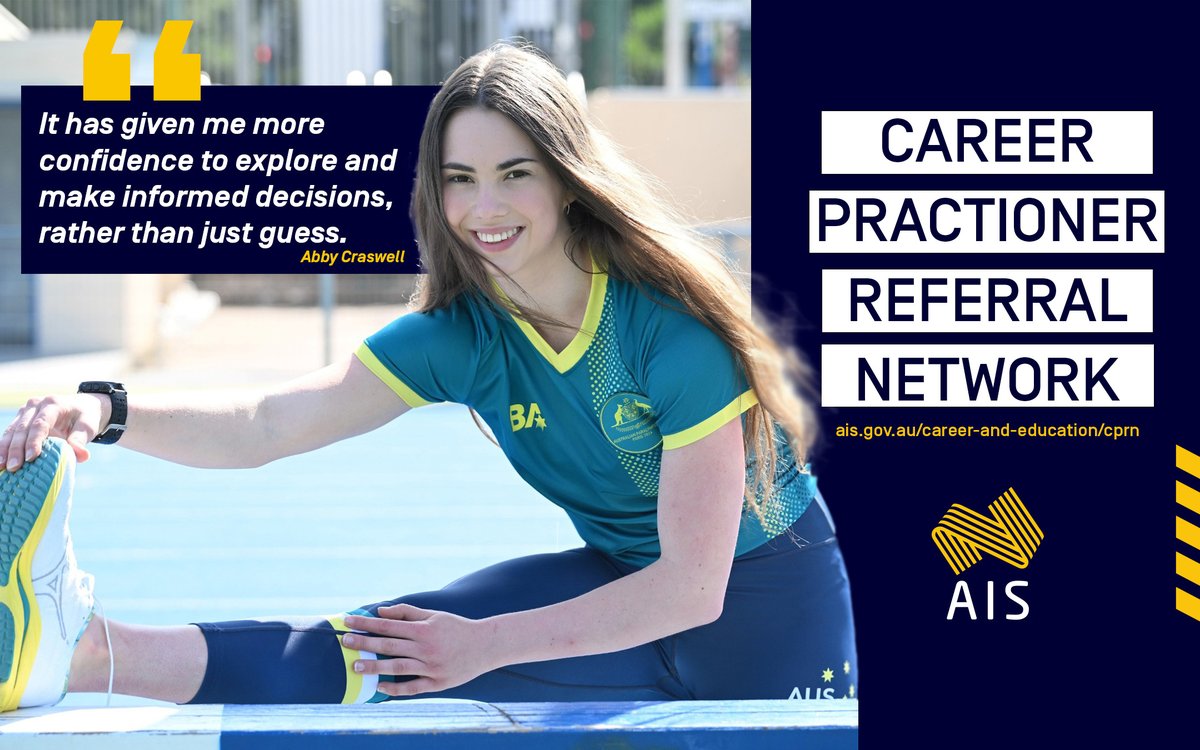Australian Institute of Sport (@theais) on Twitter photo “I wasn’t sure if I was on the right path, I just knew I needed help to figure it out.”
Para-athlete Abby Craswell, supported by the <a href="/QldAcademySport/">Queensland Academy of Sport</a> Wellbeing team, #theAIS Career Practitioner Referral Network & <a href="/Griffith_Uni/">Griffith University</a>
More 👉 ais.gov.au/career-and-edu… “I wasn’t sure if I was on the right path, I just knew I needed help to figure it out.”
Para-athlete Abby Craswell, supported by the <a href="/QldAcademySport/">Queensland Academy of Sport</a> Wellbeing team, #theAIS Career Practitioner Referral Network & <a href="/Griffith_Uni/">Griffith University</a>
More 👉 ais.gov.au/career-and-edu…