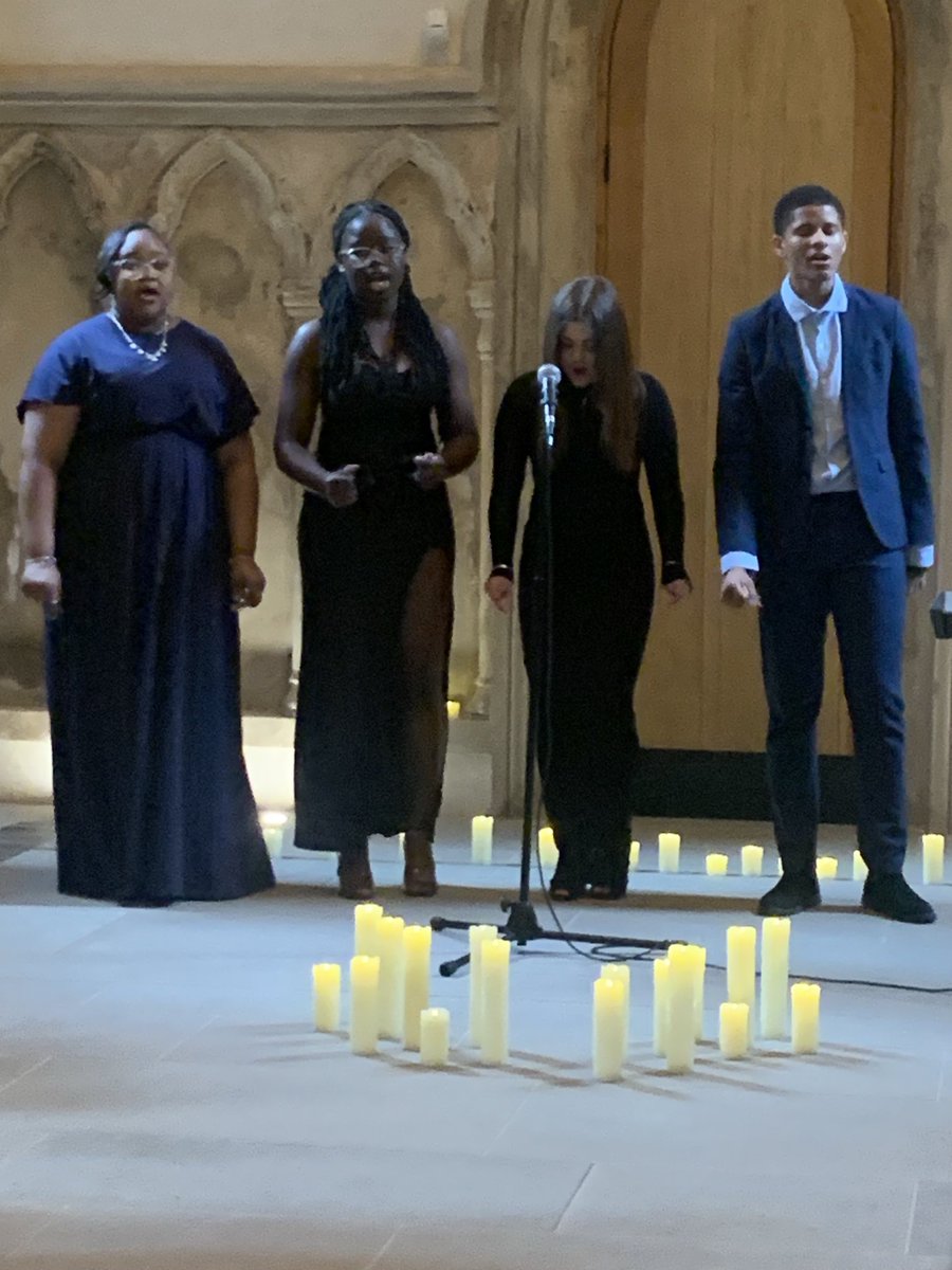 Just a reminder how talented our young people are ....Hackney Music Service students performing at the Abney Park Chapel, an evening with Jermain Jackman for the Speakers charity ♥️