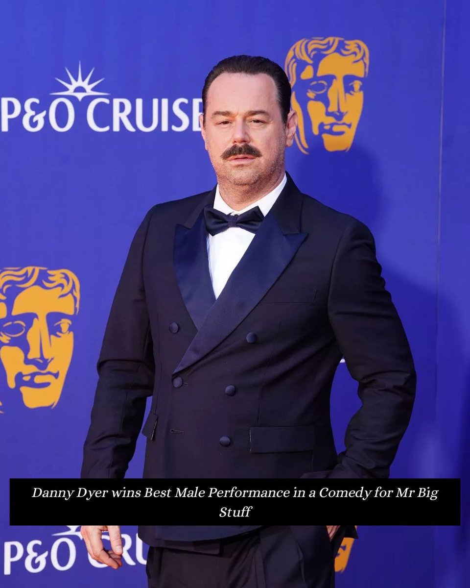 Comedy got its flowers at the #BAFTAS 

Ruth Jones won Best Female Performance for Gavin &amp; Stacey(iconic), and Danny Dyer made everyone laugh harder with his win for Mr Big Stuff.