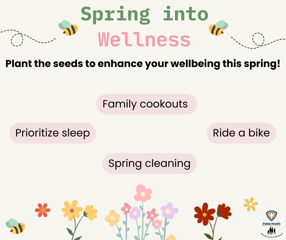 WilliamsCoHD's tweet image. Celebrate the vibrant spirit of spring by adopting new healthy habits! 🌱 Whether it's exercising outdoors or taking time for mindful reflection, let this season motivate you towards positive transformations. #SpringIntoWellness #HealthyHabits