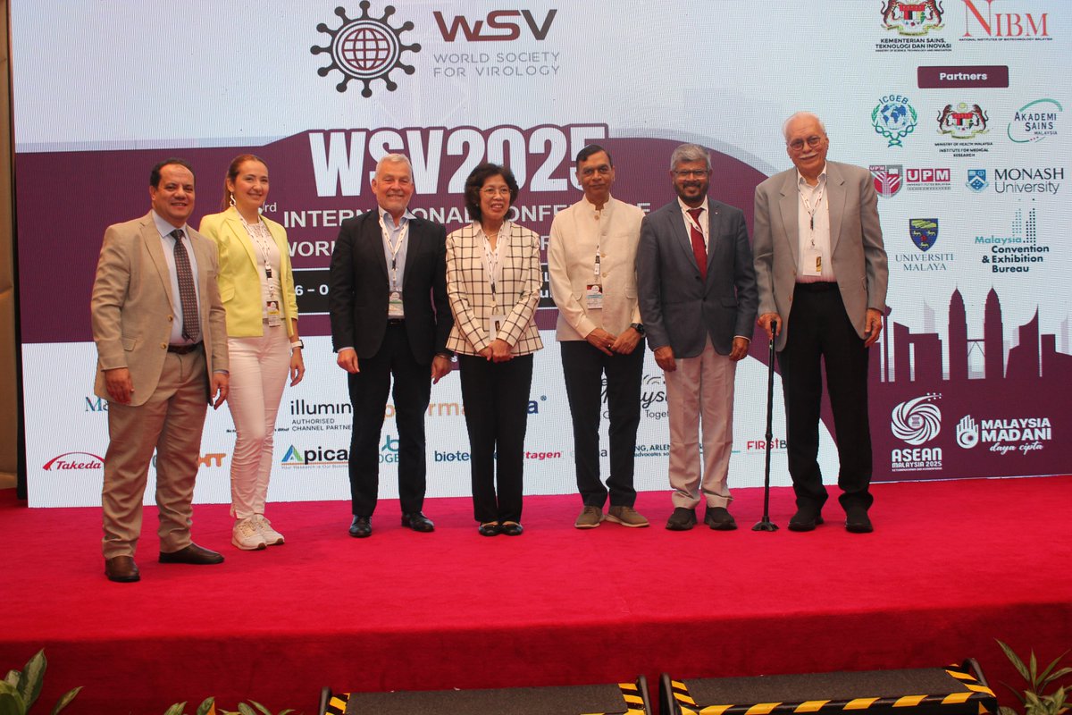 WSVirology's tweet image. Keynotes, invited speakers, oral speakers and chair and co-chairs of D3 of the 3rd World Society for Virology (#WSV2025) Conference, held at the @NibmMalaysia MALAYSIA (NIBM)