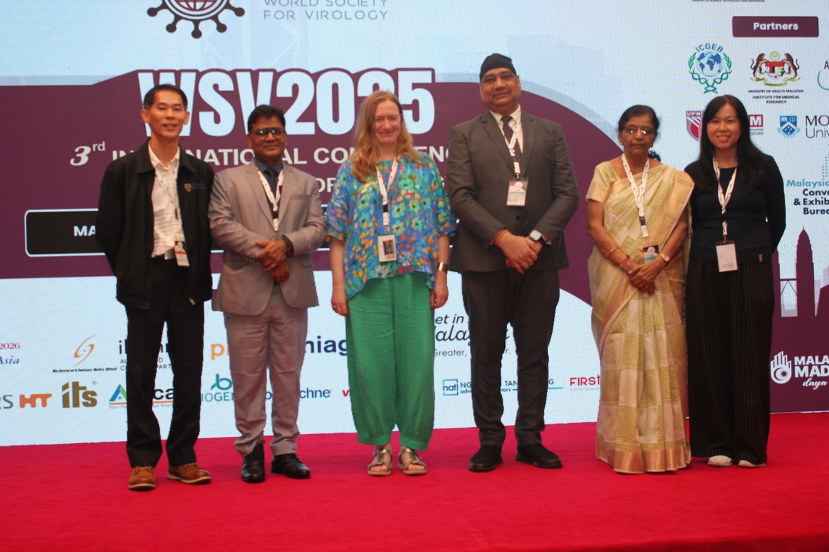 WSVirology's tweet image. Keynotes, invited speakers, oral speakers and chair and co-chairs of D3 of the 3rd World Society for Virology (#WSV2025) Conference, held at the @NibmMalaysia MALAYSIA (NIBM)