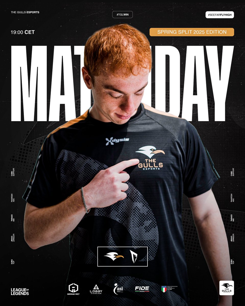 The Gulls Esports (@thegullsesports) on Twitter photo 🔴#BTL SPRING SPLIT 2025- Week 2 - DAY 4
IL CIELO CHIAMA, LA STORIA ATTENDE: I NOSTRI GABBIANI SONO PRONTI A RIPETERSI?
🆚<a href="/Decoy_Esports_/">DECOY ESPORTS</a>
⌚️19:00 CET
▶️twitch.tv/thegullsesports
#TGLWIN #SEEFARFLYHIGH #LeagueOfLegends #BTL #CircuitoTormenta 🔴#BTL SPRING SPLIT 2025- Week 2 - DAY 4
IL CIELO CHIAMA, LA STORIA ATTENDE: I NOSTRI GABBIANI SONO PRONTI A RIPETERSI?
🆚<a href="/Decoy_Esports_/">DECOY ESPORTS</a>
⌚️19:00 CET
▶️twitch.tv/thegullsesports
#TGLWIN #SEEFARFLYHIGH #LeagueOfLegends #BTL #CircuitoTormenta