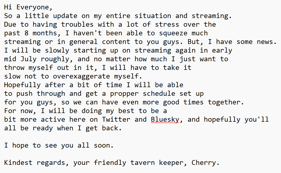 Thank you all for your patience.