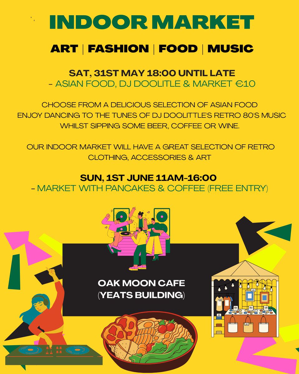 Welcome to For the love of ... Art | Fashion | Food | Music! Enjoy delicious Asian Food, groove to the beats of DJ Doolittle.

Join us the following morning on Sunday 1st June from 11am to 4pm for Market with Pancakes &amp; Cofffee - buy tickets here hubs.li/Q03m9RPJ0