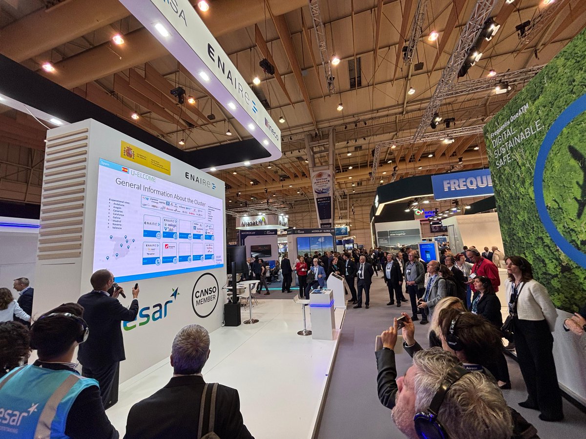 🌐We’ve just concluded our first #SESARWalkingTour at <a href="/AirspaceWorld/">Airspace World</a>, exploring the future of #Uspace. 

Visitors had a chance to learn about cutting-edge projects shaping safe, efficient, and scalable #drone operations across Europe’s skies.  <a href="/EnsureProject/">ENSURE project</a> @EALU_AER <a href="/U_ELCOME/">U-ELCOME DSD Project</a>