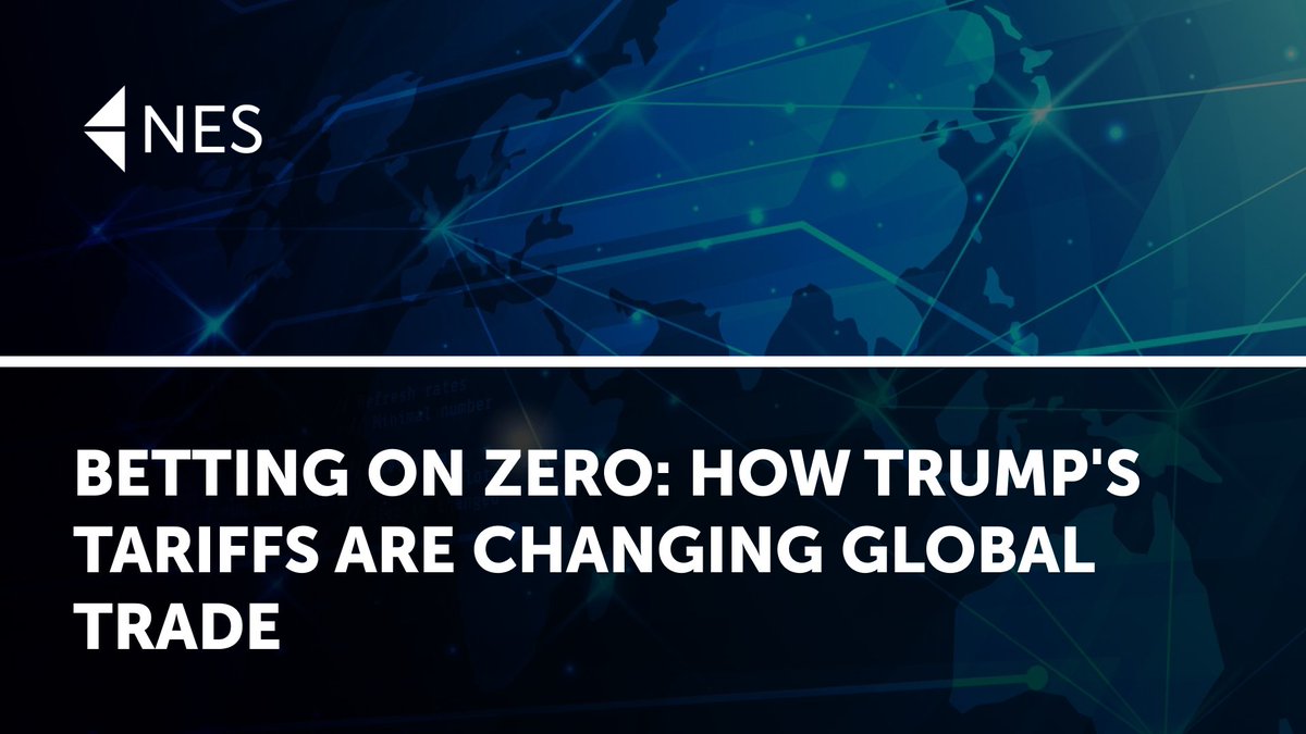 📢 How will the global trade system recover from the Trump-era tariff disruption? At #NES Popular Science Days in memory of Gur Ofer, leading experts discussed long-term implications and scenarios. #econtwitter

GURU summarizes the main insights. bit.ly/4d5QQMH