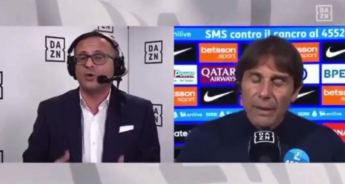#Marelli viene attaccato da chi non ne conosce preparazione e trasparenza usando un’argomentazione inconsistente. 

#Conte gli rinfacciava che bisogna andare al Var così  poi tutti sono disposti ad “accettare” la decisione finale, #Ranieri lo ha puntato per la ragione contraria.