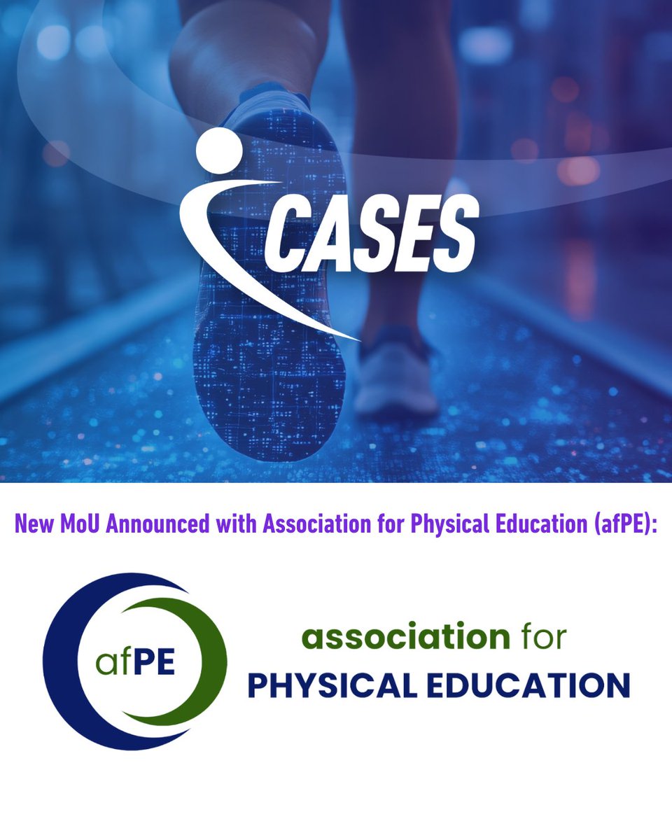 CASES (@casessocial) on Twitter photo 🤝 CASES is excited to announce a new Memorandum of Understanding with the Association for Physical Education (AfPE), to increase the support for Physical Education students and teachers within secondary education. Check out the link to read more bit.ly/43sehfK <a href="/afPE_PE/">Association for Physical Education</a> 🤝 CASES is excited to announce a new Memorandum of Understanding with the Association for Physical Education (AfPE), to increase the support for Physical Education students and teachers within secondary education. Check out the link to read more bit.ly/43sehfK <a href="/afPE_PE/">Association for Physical Education</a>