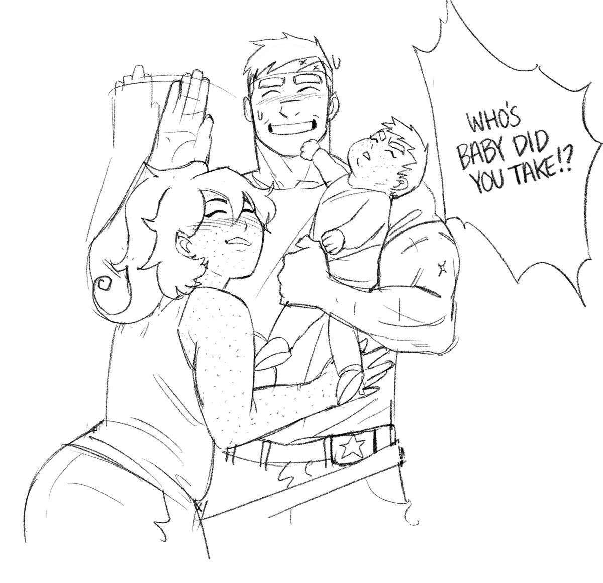 lovesick_val's tweet image. garrison is letting me post this on my profile but GRGGH THE COURIER FAMILY