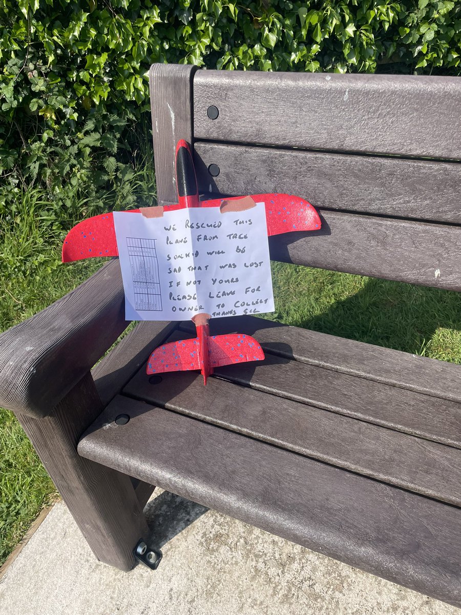 Plane rescued from
A tree, if it is yours or you know whose it is I home it makes its way home safely