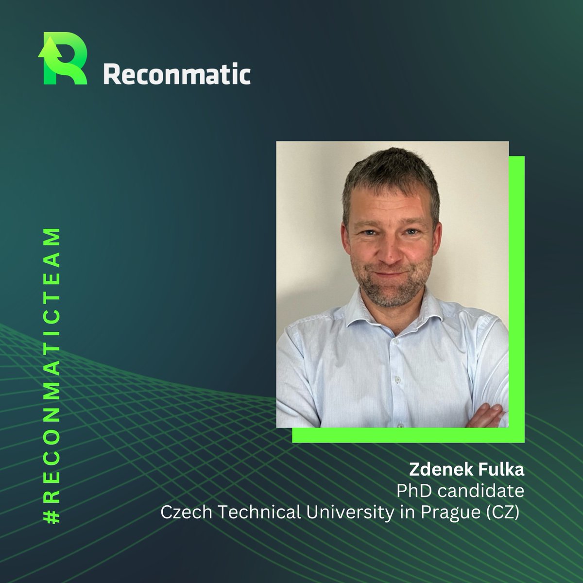 Meet the #RECONMATICTeam! In RECONMATIC, Zdenek Fulka leads the development of a methodology for material mapping to support effective construction waste management across the entire life cycle of buildings and infrastructure.

Learn more about the team: reconmatic.eu/partners