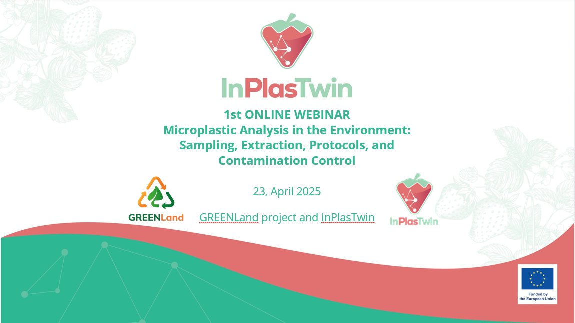 📢 Our webinar on Microplastic Analysis in the Environment: Sampling, Extraction, Protocols, and Contamination Control is now available to watch online!

Watch the full video here: lnkd.in/dRNnCfZb

#HorizonEurope #ResearchImpactEU #Microplastic