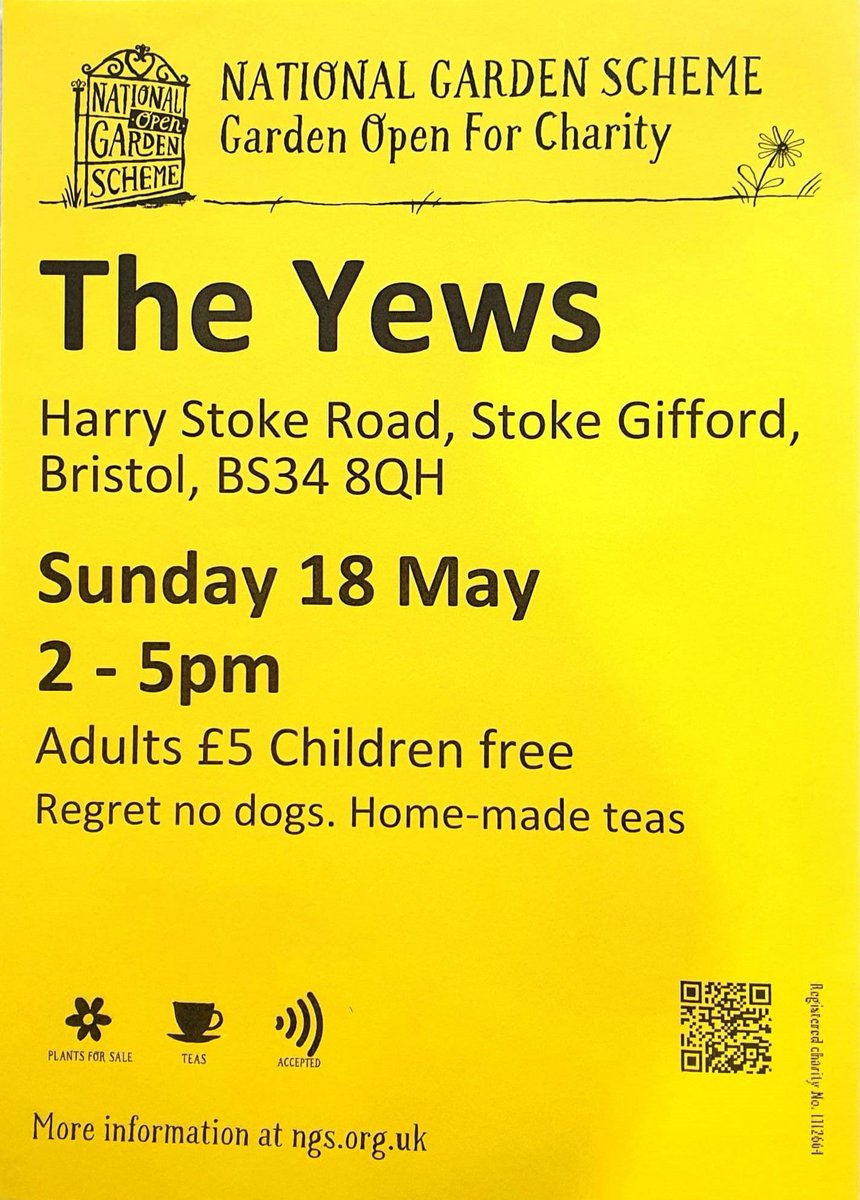 Chris and Barbara are kindly opening their wonderful garden again on Sunday 18 May as part of the <a href="/NGSOpenGardens/">National Garden Scheme</a> scheme raising money for For Ethiopia!

Why not pop over for a lovely relaxing afternoon?

findagarden.ngs.org.uk/garden/15169/t… 

 #Gardensopenforcharity