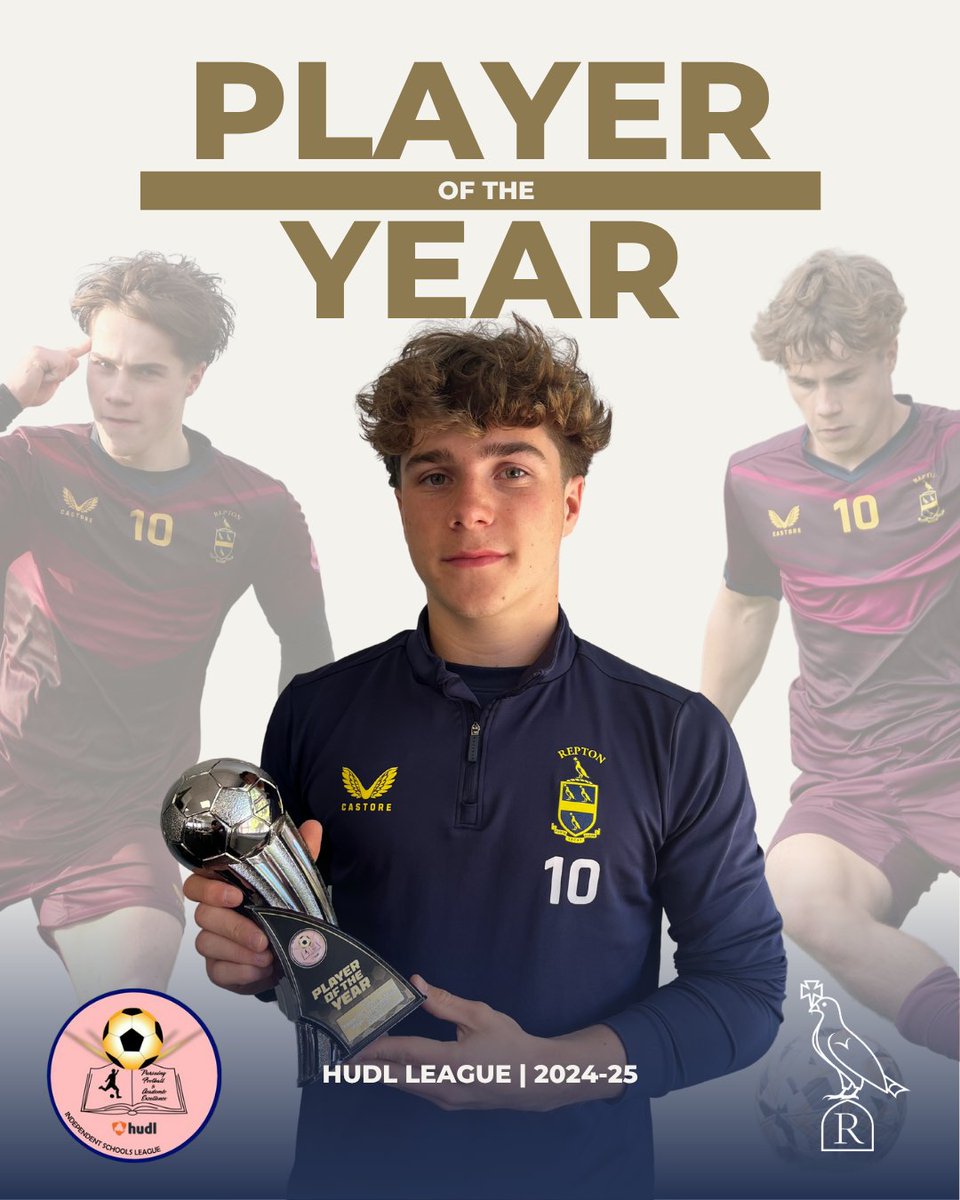 Repton Football/Futsal (@reptonfootball) on Twitter photo PLAYER OF THE YEAR
We are delighted to announce that Matt has been awarded <a href="/ISL24_25/">hudl Independent Schools League</a> Player of the Year.
Opposition staff vote for their Player of the Match after each fixture and Matt received more votes than any other player across the ten competing schools. PLAYER OF THE YEAR
We are delighted to announce that Matt has been awarded <a href="/ISL24_25/">hudl Independent Schools League</a> Player of the Year.
Opposition staff vote for their Player of the Match after each fixture and Matt received more votes than any other player across the ten competing schools.