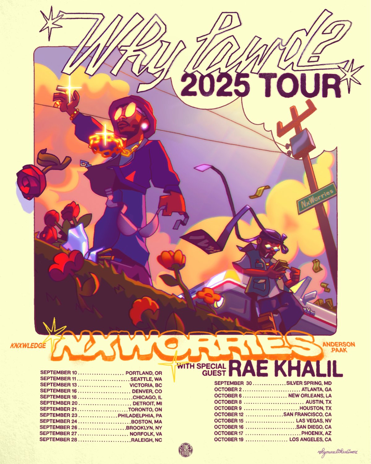 Anderson .PaakとKnxwledge NxWorries ポスター NxWorries – Anderson.Paak and Knxwledge – ONE BIG POSTER