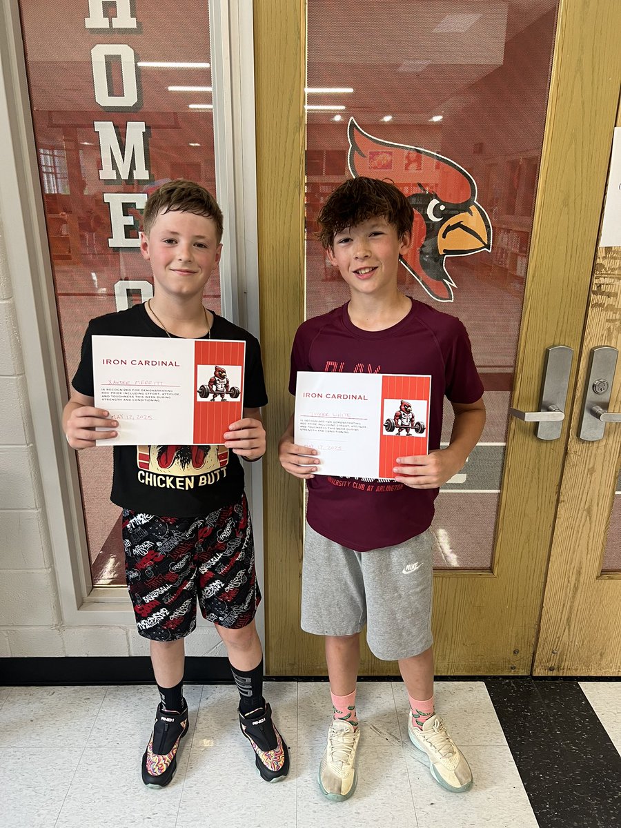 RDC Jr. High Cardinal Football (@rdccardsfball) on Twitter photo Congrats to Week 9 incoming 5/6th grade IRON CARDINALS: Xander Merritt (left) and Tucker White (right)! 💪
#RDCPRIDE #WeNotMe #IRONCARDINAL <a href="/GRCHS_Football/">George Rogers Clark Football</a> Congrats to Week 9 incoming 5/6th grade IRON CARDINALS: Xander Merritt (left) and Tucker White (right)! 💪
#RDCPRIDE #WeNotMe #IRONCARDINAL <a href="/GRCHS_Football/">George Rogers Clark Football</a>