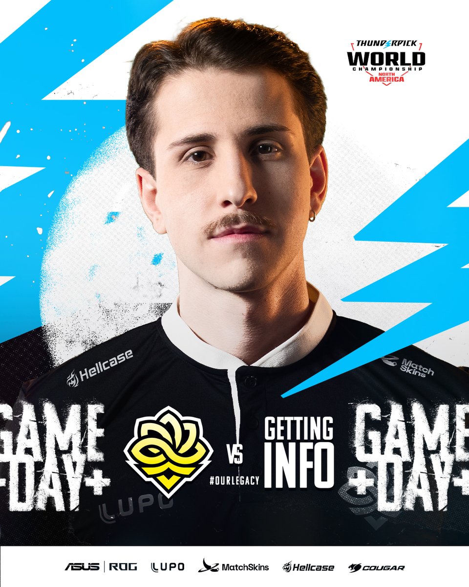 É dia de Legacy, meus amigos!
Hoje começam os playoffs da Thunderpick NA!

🆚 Getting Info
⏰ 21:30
🖥️ twitch.tv/legacytvbrasil

#OurLegacy #LegacyCS