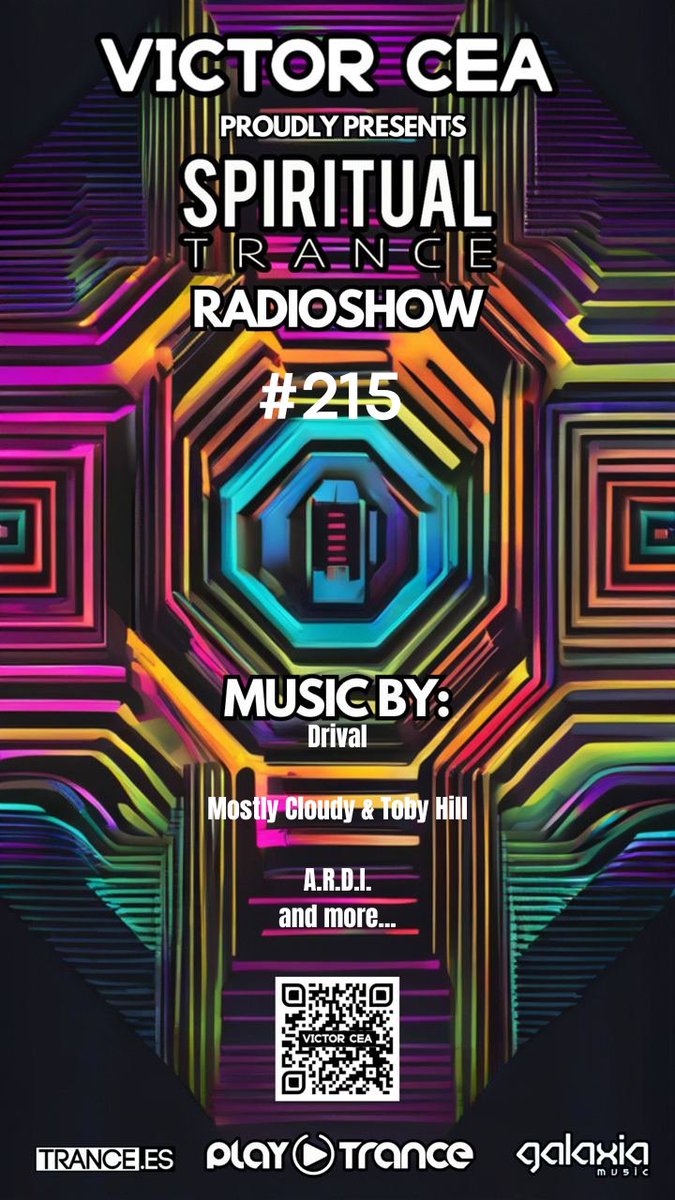 Hey #TranceFamily Spiritual Trance day!🔥

Tonight #SpiritualTrance215 Music by: <a href="/DrivalDJ/">Drival</a> | Mostly Cloudy &amp; Toby Hill | <a href="/ARDImusic/">ARDImusic</a> and more...

Broadcast at 20hCET on <a href="/PlayTranceRadio/">PlayTrance Radio-TV Spain</a> 📻 playtrance.com

#Trance #NewMusic