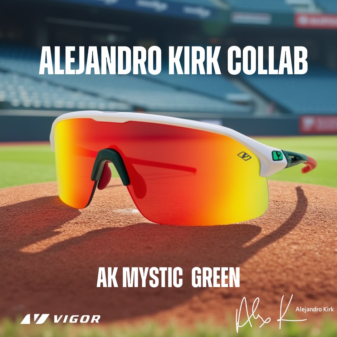 Proudly inspired by Alejandro Kirk’s roots, the all-new Mystic Green frames celebrate Mexico 🇲🇽 with details &amp; performance tech that never quits.

Designed for elite clarity, total comfort, &amp; all-day protection. Honor where you come from and where you're headed.

Limited release.