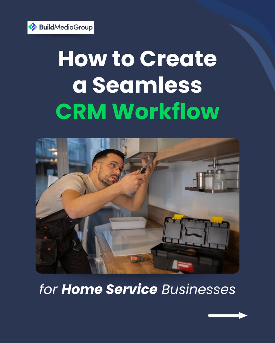 BuildMediaGrp's tweet image. 📈 Transform chaos into clarity! A seamless CRM workflow keeps home service businesses organized and efficient—saving time and improving customer satisfaction. 🚀 
Ready to streamline? We’ve got you covered!
#BMG #CRMWorkflow #HomeServices #BusinessEfficiency #AutomationTools