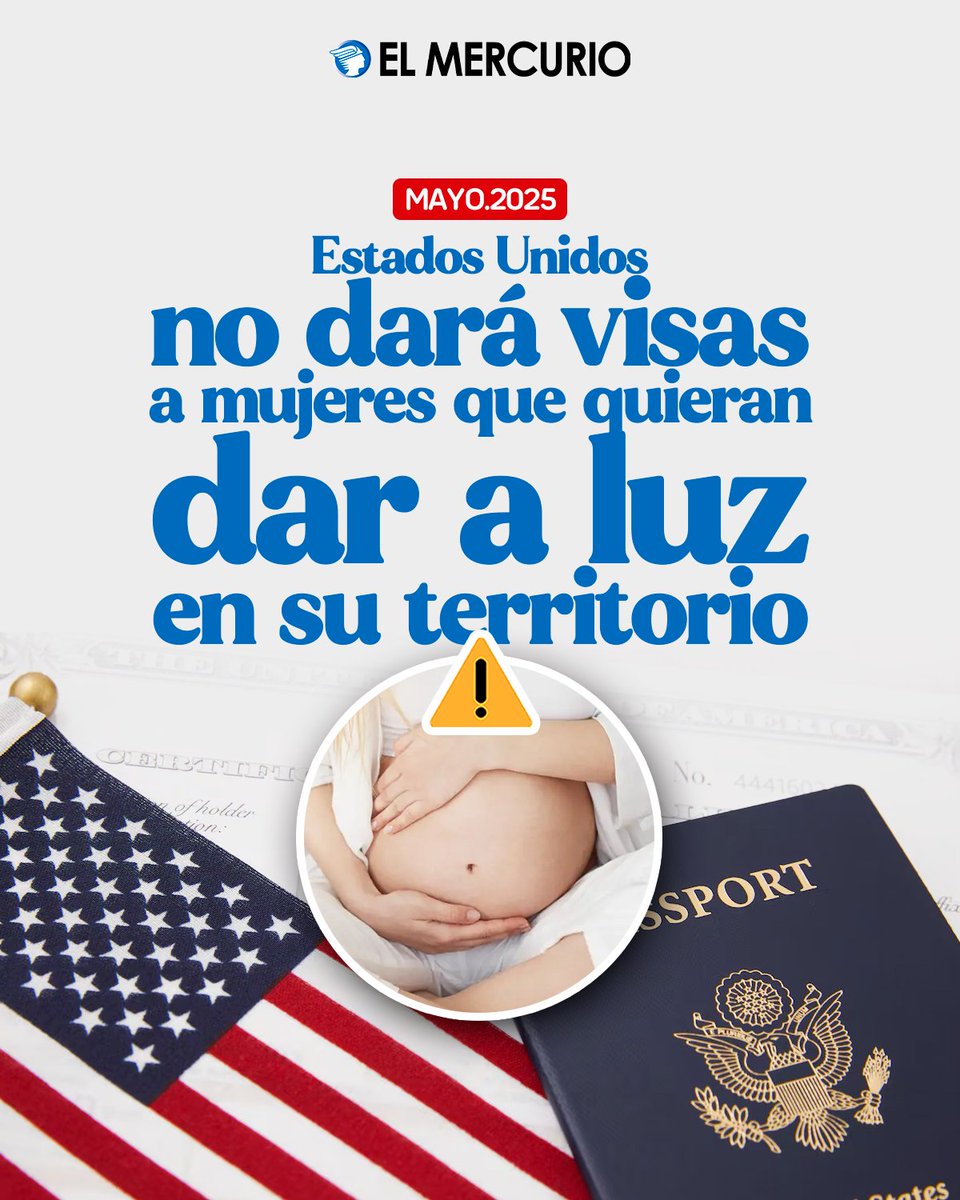 elmercurioec's tweet image. 🇺🇸👶 #EEUU niega #visas a mujeres embarazadas que viajan con la intención de dar a luz y obtener ciudadanía para sus hijos. Las razones: elmercurio.com.ec/actualidad/202…