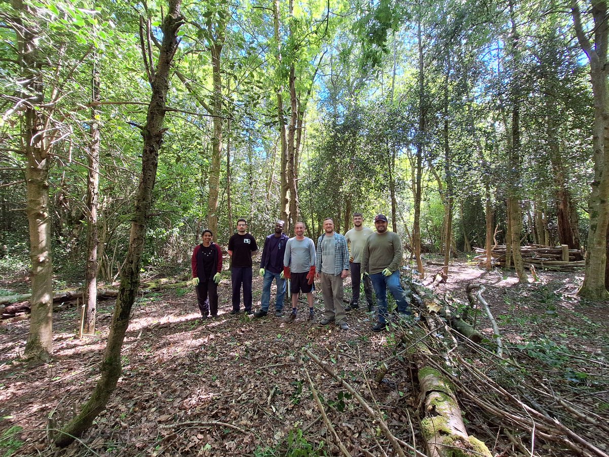 covparkranger's tweet photo. We had a great day clearing Holly in Tile Hill Wood today with the help of a team from JLR, much more sunlight getting through to the forest floor, Fantastic work by everyone! @coventrycc @JLR_News #teamworkmakesthedreamwork #Urbanrangers #onecoventry https://t.co/3EeuW03rfM