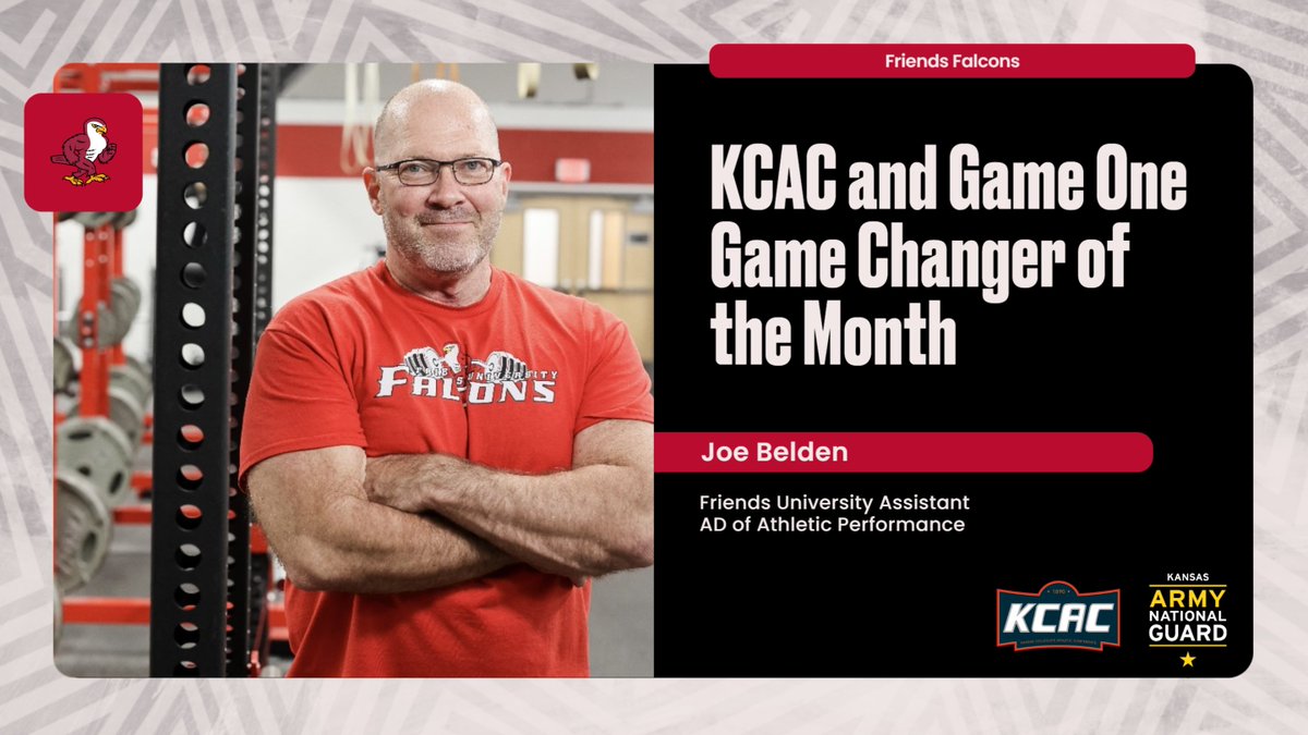 Congrats to our very own Joe Belden!!! 💪🎉
⬇️⬇️⬇️
Belden selected as KCAC and Game One Game Changer of the Month
tinyurl.com/2sef8n3h