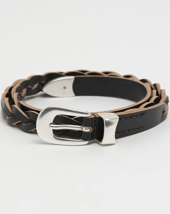 小物 namacheko brogue belt Namacheko brogue-style Belt | Black