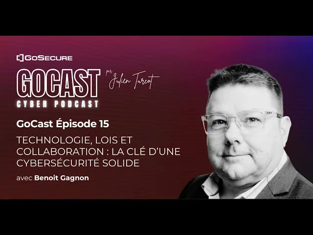 🎙️ Le nouvel épisode du #GoCast est en ligne !

Peut-on encore sécuriser efficacement sans relations de confiance solides ? 🔐

Dans ce nouvel épisode du GoCast, nous accueillons Benoit Gagnon (SilverBirch Hotels &amp; Resorts), expert en technologies de l’information avec plus de 35
