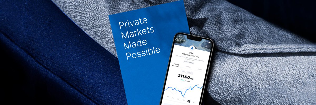 SLR_JOBS's tweet photo. 🧑💼@ADDXco is hiring a Marketing Intern!
As a marketing intern, you will be empowered to play a key role in driving success.
🌇 Singapore
⏳ full-time
💸 by agreement
#ADDX is an investment platform that offers access to world-class private market investments in fractions made possible with blockchain technology. Private markets have always been exclusive to the ultra-wealthy and institutional investors, for no other reason than being set up that way.
https://t.co/aUTrrZuu1f