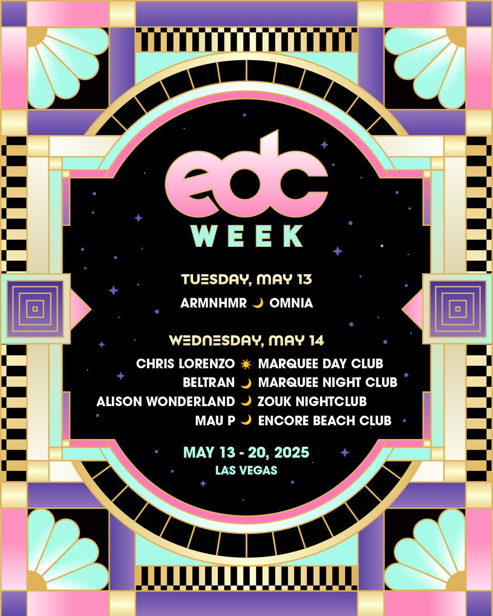 Welcome to Day 1 of #EDCWeek!💖 We're so excited to reunite with you in the heart of Las Vegas!🫶

Lock in your plans! → edcweek.com