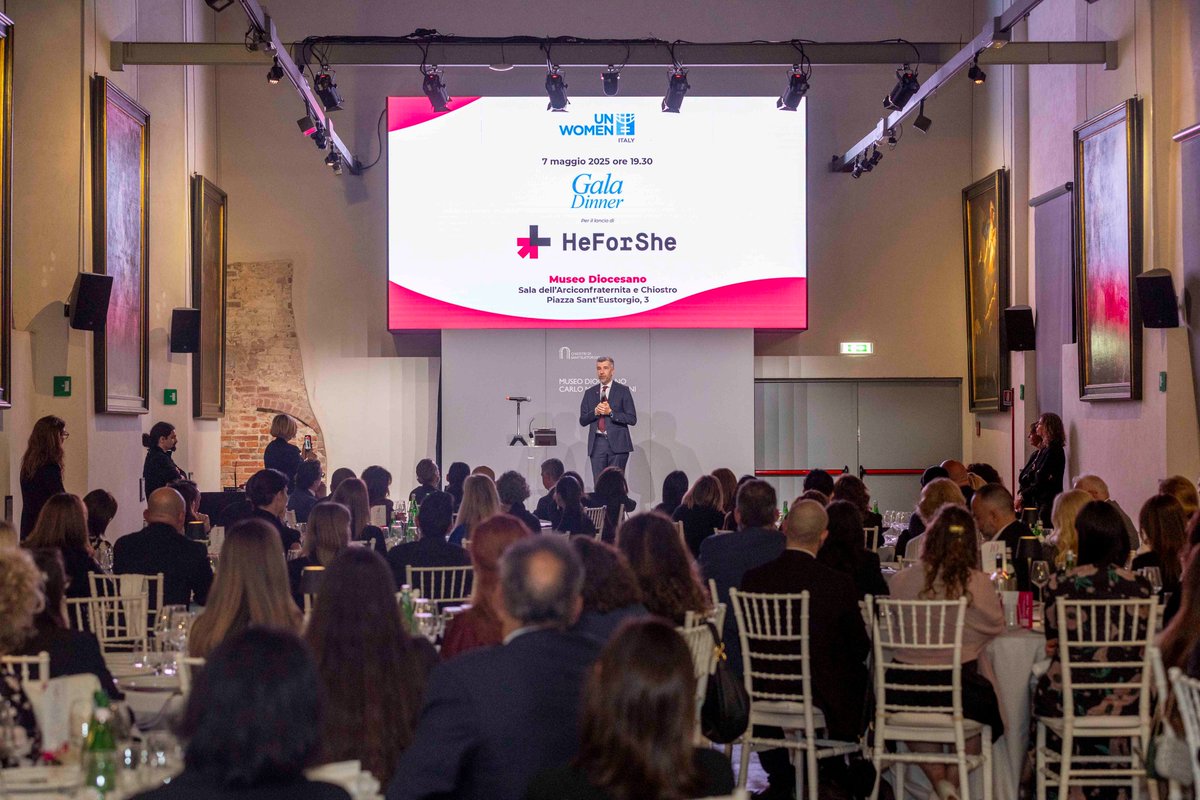 We are excited to announce the launch of our newest #HeForShe Chapter in Italy!

Congratulations to #UNWomenItaly on a successful launch that brings renewed energy and commitment to advancing gender equality through allyship and action.

#HeForSheItaly

vanityfair.it/article/hefors…