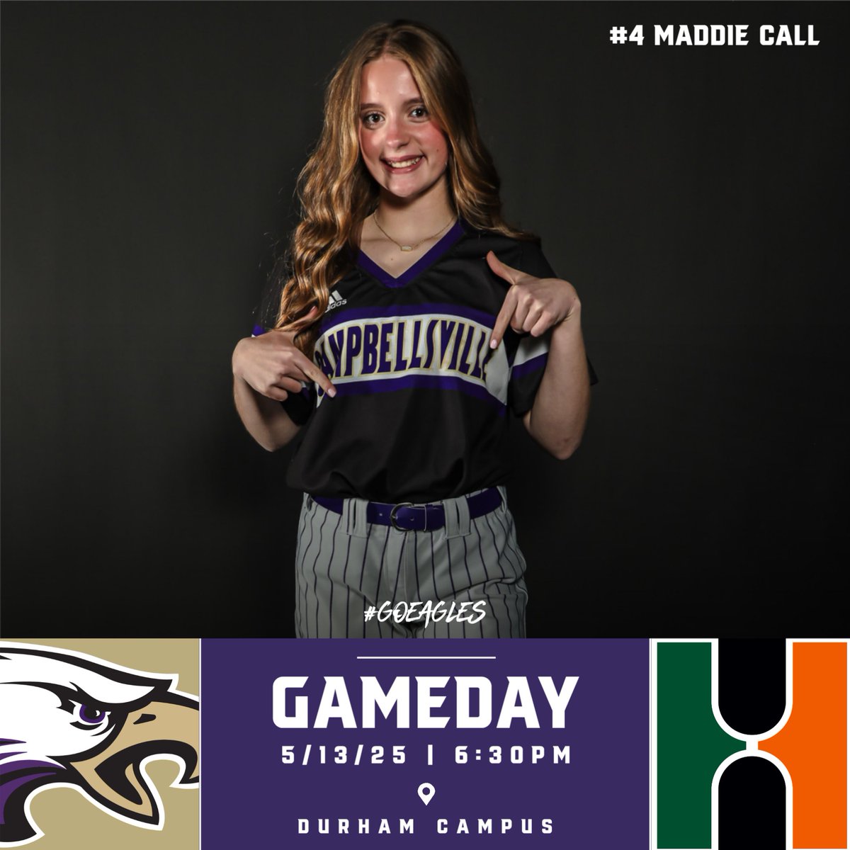 GAMEDAY! CHS hosts Hart County tonight for the last home game of the season! First pitch is set for 6:30 PM with JV to follow. Come support your Lady Eagles or follow along on GameChanger! GO EAGLES!