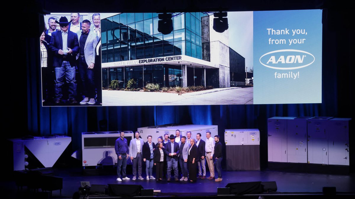 Today marks a new chapter for AAON as we welcome Matt Tobolski, PhD, as our new CEO. We're grateful to Gary Fields for his years of leadership and dedication. To honor Gary’s legacy, the Exploration Center at AAON Tulsa will be renamed to the Gary D. Fields Exploration Center.