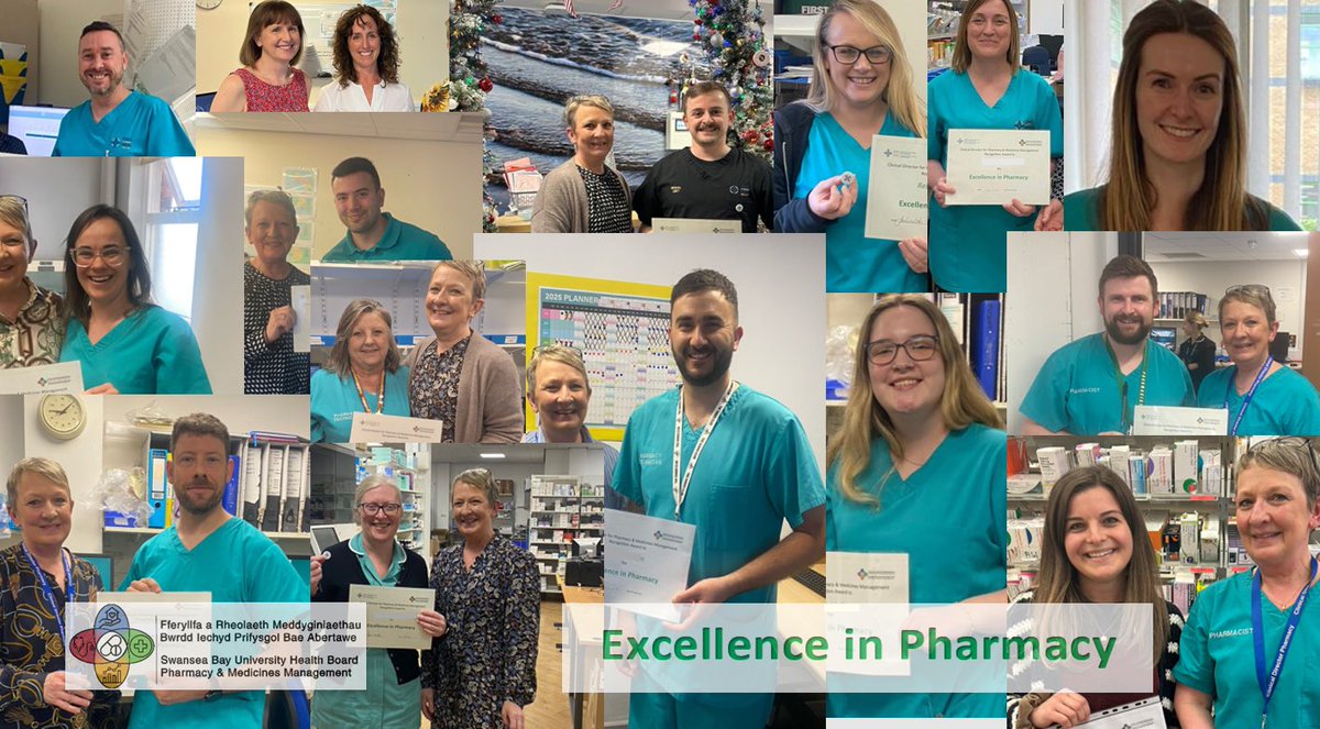 Amy Jayham (@jayhamamy) on Twitter photo Been a rewarding 1st year for our Excellence in Pharmacy Awards.Colleagues recognised by their teams for kindness, empathy & exceptional care; leadership in improvement: commitment to learning & development.
<a href="/jvin715/">judith vincent</a> <a href="/PharmacySBU/">Swansea Bay UHB Pharmacy</a> Been a rewarding 1st year for our Excellence in Pharmacy Awards.Colleagues recognised by their teams for kindness, empathy & exceptional care; leadership in improvement: commitment to learning & development.
<a href="/jvin715/">judith vincent</a> <a href="/PharmacySBU/">Swansea Bay UHB Pharmacy</a>