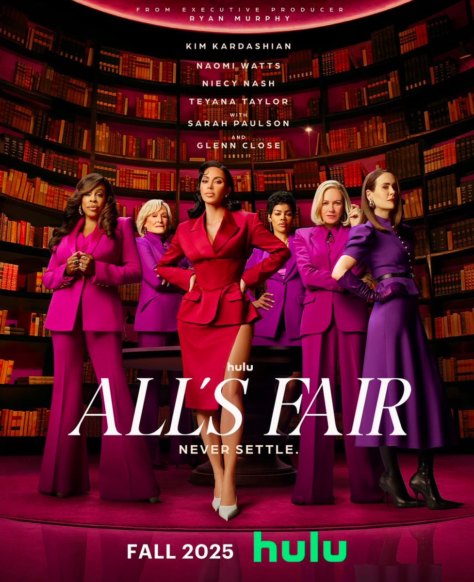 So beyond excited for #AllsFair starring this ICONIC group of women. 🤩👏🏼 <a href="/hulu/">Hulu</a> <a href="/KimKardashian/">Kim Kardashian</a>
