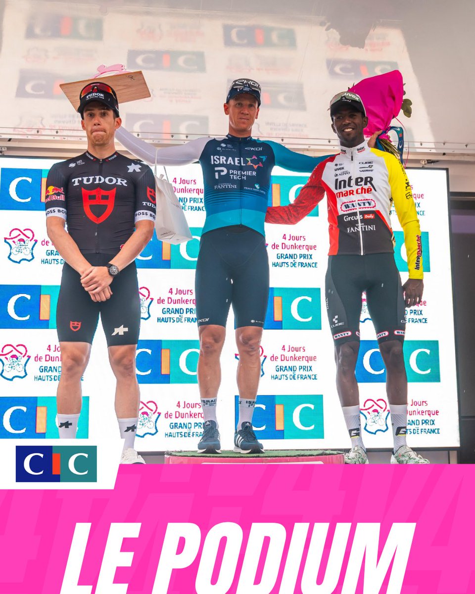 Biniam Girmay steps on the podium of the first ever edition of Dunkerque Classic 🥈🇪🇷 

"I'm hungry for victory and always want to win, but I'm happy to be on podium and hopefully next time on the top spot."