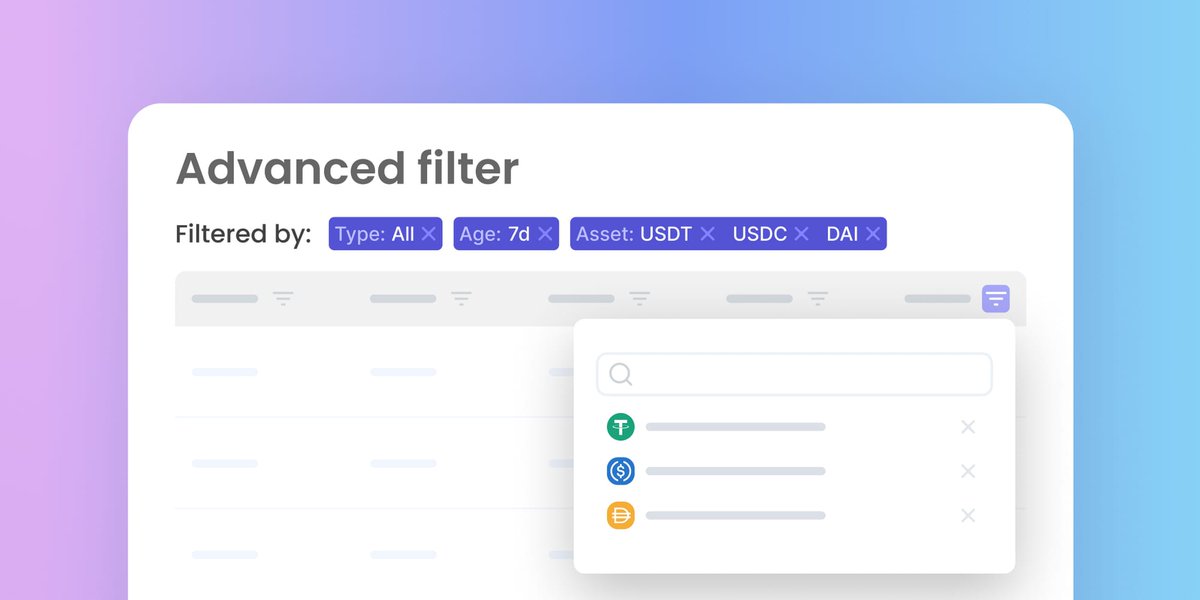 🏌🏽‍♂️Explore like a Pro with Blockscout’s Advanced Filter Feature! 

📅 Combine multiple parameters like date ranges, token types, and methods to create unique tx views. 

📊 Filter by specific addresses, amounts, or tx types - then export to CSV for deep analysis. 
 
 ⛳️Pro tips