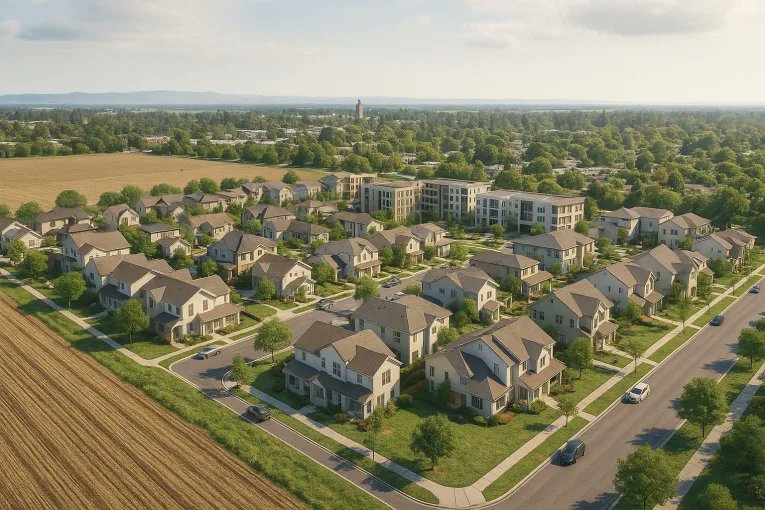 DavisVanguard's tweet image. Davis City Council's stance on Measure J, a voter-approved mandate limiting development, is shifting. The city now acknowledges it as a long-term constraint to housing growth, potentially violating state housing laws. The future of Measure J is in question. 

#davisdevelopment,