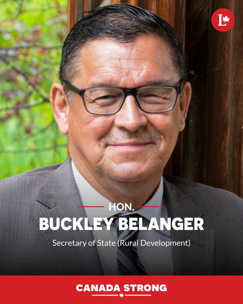 Congratulations, <a href="/BuckleyBelanger/">Buckley Belanger</a>, on your appointment as Secretary of State (Rural Development).