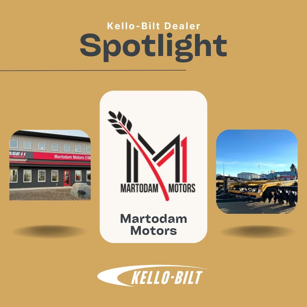 Looking for a trusted Kello-Bilt dealer? Martodam Motors in Spiritwood SK is the place to be! Stop by and check out our equipment—they’ll help you find the perfect fit for your needs. #KelloBilt #FarmStrong