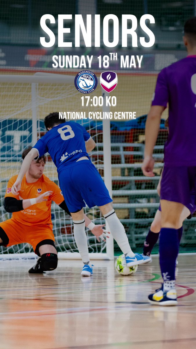 Manchester Futsal Club (@mfc_futsal) on Twitter photo PLAY-OFF'S: Game 1 incoming!! We need all of your support this Sunday!
Make sure you get down to <a href="/N_CyclingCentre/">Nat Cycling Centre</a> as we take on <a href="/lborofutsal/">Loughborough Students Futsal</a> The time is now! #FANFS #Manchester #WeAreMFC PLAY-OFF'S: Game 1 incoming!! We need all of your support this Sunday!
Make sure you get down to <a href="/N_CyclingCentre/">Nat Cycling Centre</a> as we take on <a href="/lborofutsal/">Loughborough Students Futsal</a> The time is now! #FANFS #Manchester #WeAreMFC