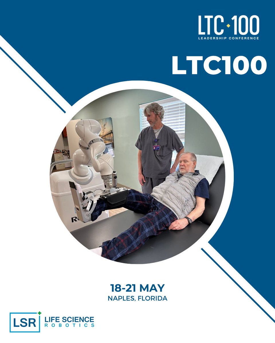Next week, leaders from across the skilled nursing facility sector will come together to connect with peers, share strategic insights, and discover innovative solutions at LTC100 — and we will showcase ROBERT® as a leading solution in advancing rehabilitation care. 🦾🇺🇸
